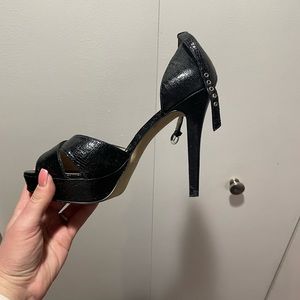 ALDO Black Platform Heels
